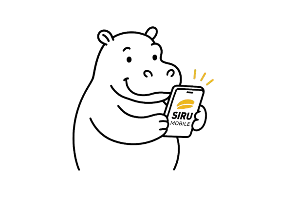 Dinosauruksen k&auml;dess&auml; on puhelin, jolla h&auml;n pelaa Siru Mobile Casinolla