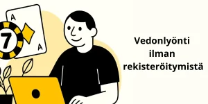 Vedonlyönti ilman rekisteröitymistä sivun artikkelikuva