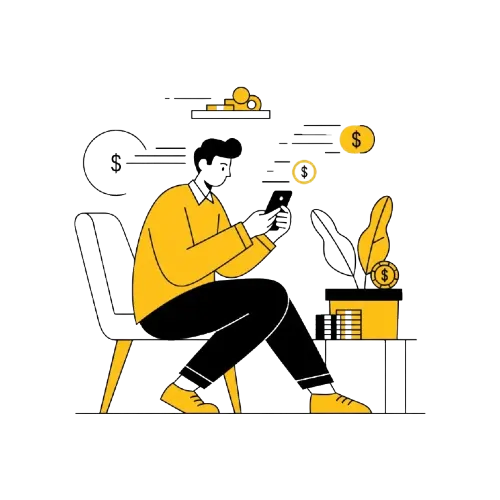 Pelaaja k&auml;ytt&auml;&auml; puhelinta talletukseen tai kotiutukseen kasinolla