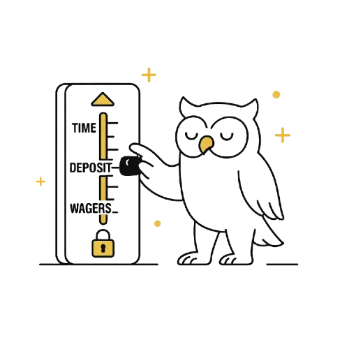P&ouml;ll&ouml; s&auml;&auml;t&auml;&auml; pystysuuntaista liukus&auml;&auml;dint&auml; n&auml;yt&ouml;ll&auml;, jossa lukee &lsquo;Time&rsquo;, &lsquo;Deposit&rsquo; ja &lsquo;Wagers&rsquo;