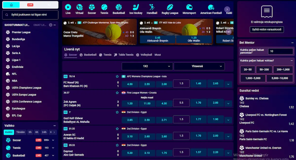 Slotshammer Casinon vedonly&ouml;ntiosio